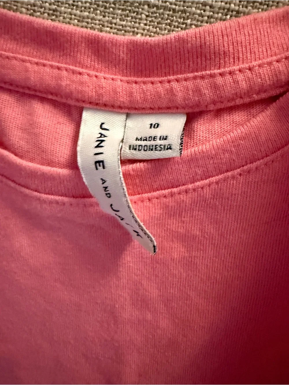 Janie and Jack Pink Ruffle Sleeve Tee and Shorts